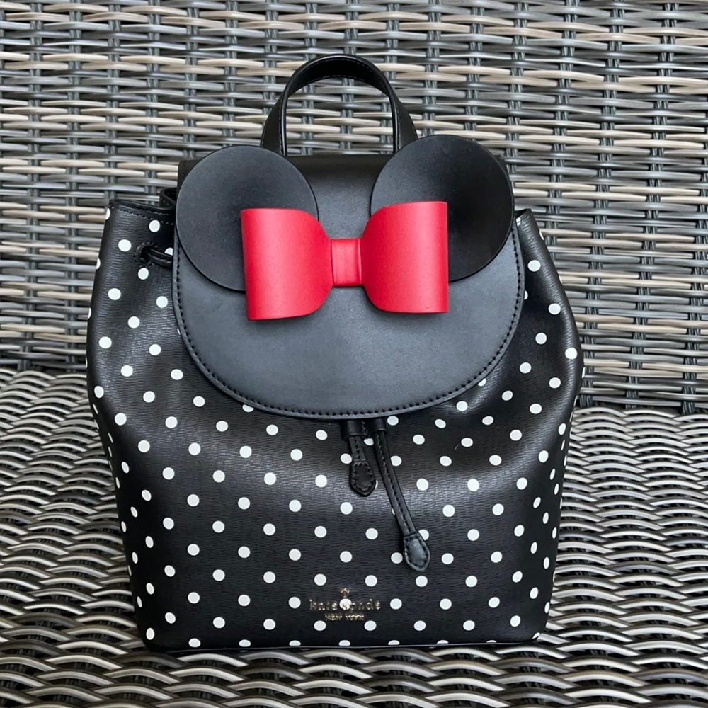 disney x kate spade new york minnie mouse backpack - Picture 6 of 16